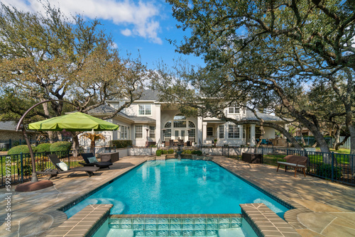 a home mansion pool