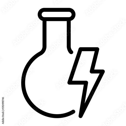 flask line icon