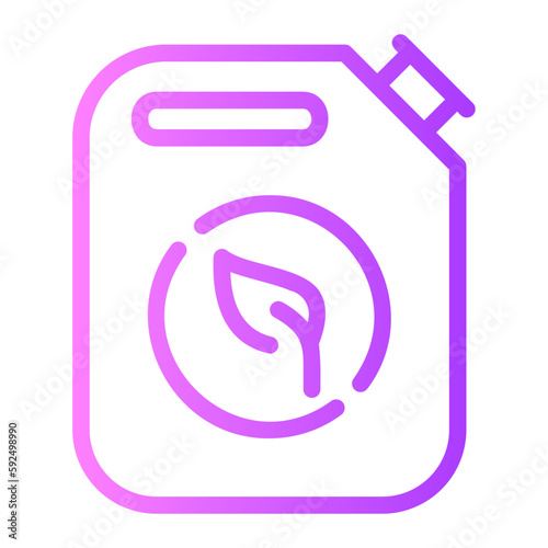 biofuel gradient icon