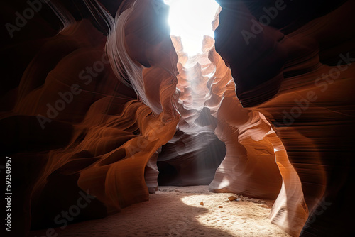 antelope canyon state country created with Generative AI technology