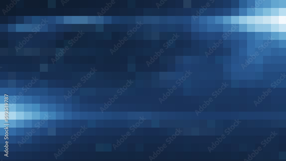 Abstract blue pixel mosaic background.Mosaic texture.