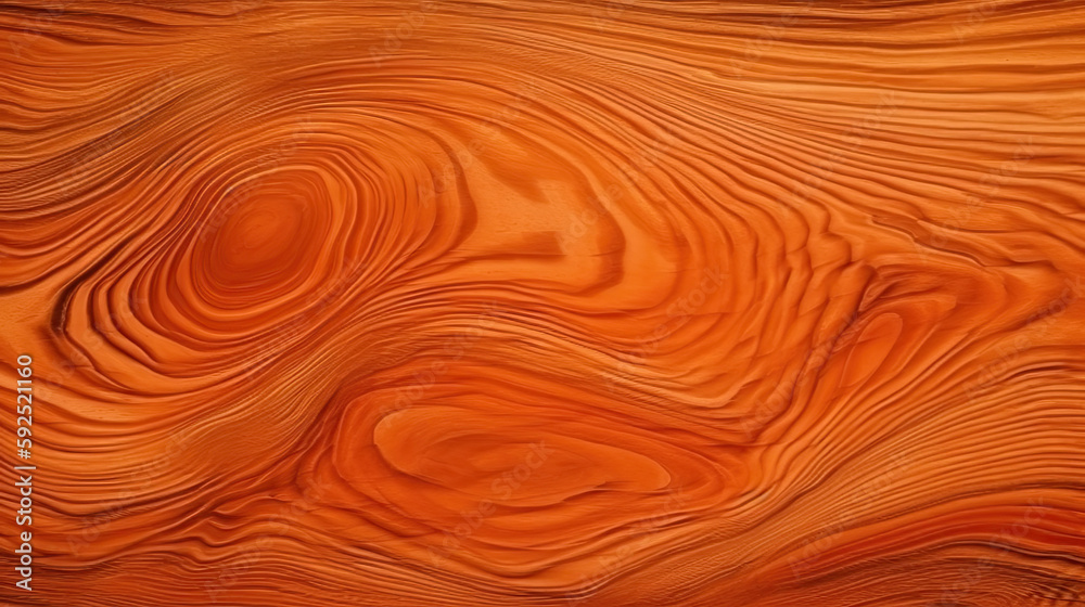 Exotic Osange Orange Wood Texture Wooden Background - generative ai