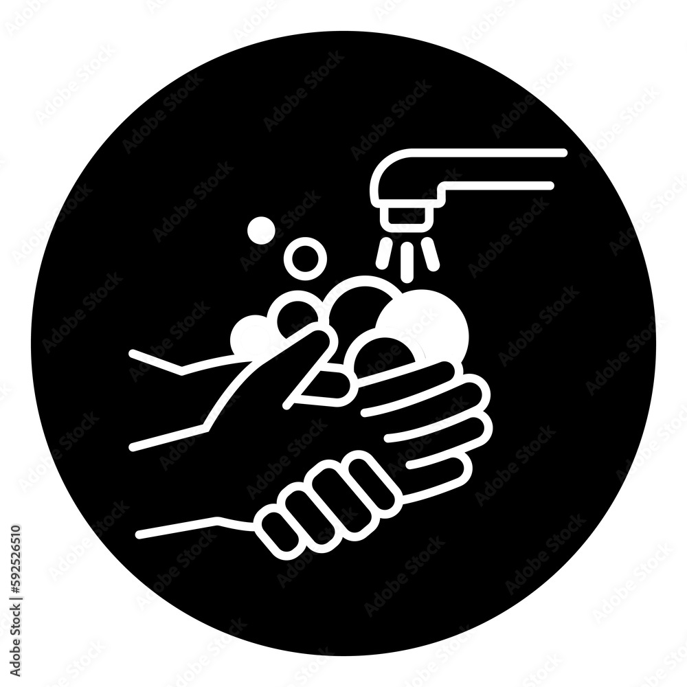 Please Wash Your Hand Symbol Sign,Vector Illustration, Isolated On White Background Label. EPS10 Please Wash Your Hand Symbol Sign,Vector Illustration, Isolated On White Background Label. EPS10