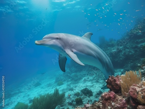 Dolphin under water © Markus
