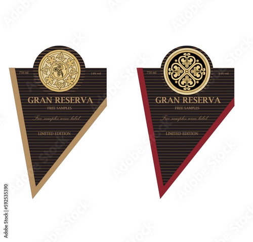 WINE LABEL COLLECTION DECORATIVE STICKER