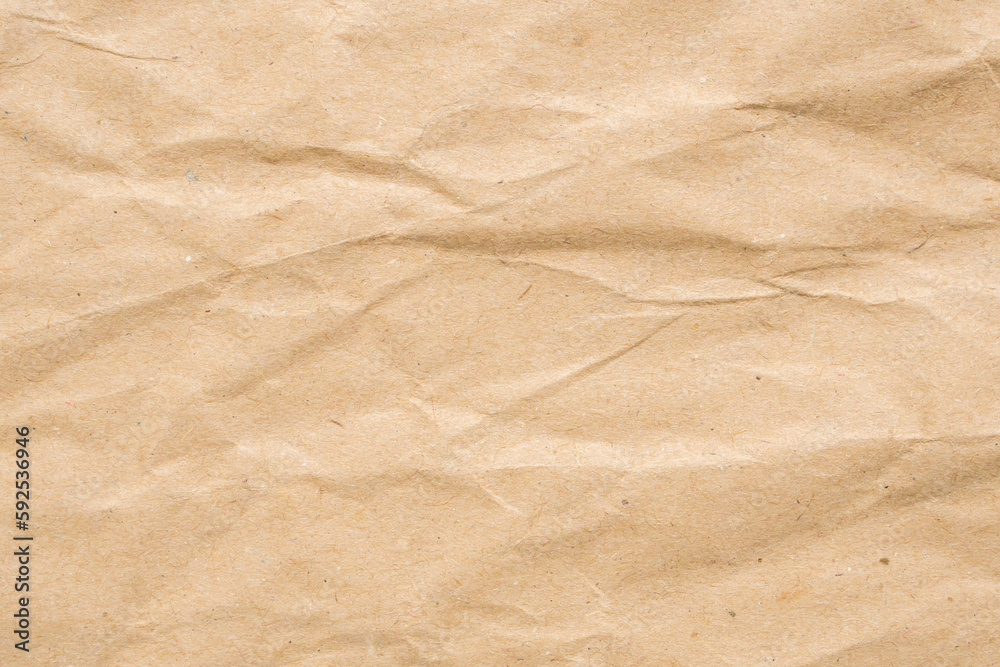 Abstract crumpled and creased recycle brown paper texture background Abstract crumpled and creased recycle brown paper texture background