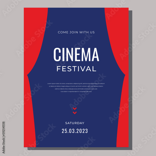 Movie Night Event Flyer Layout