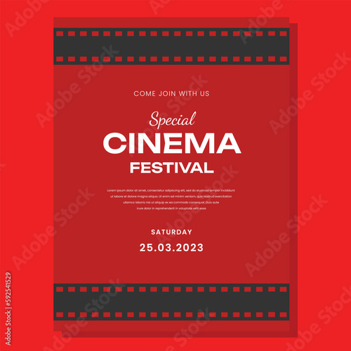 Movie Night Event Flyer Layout