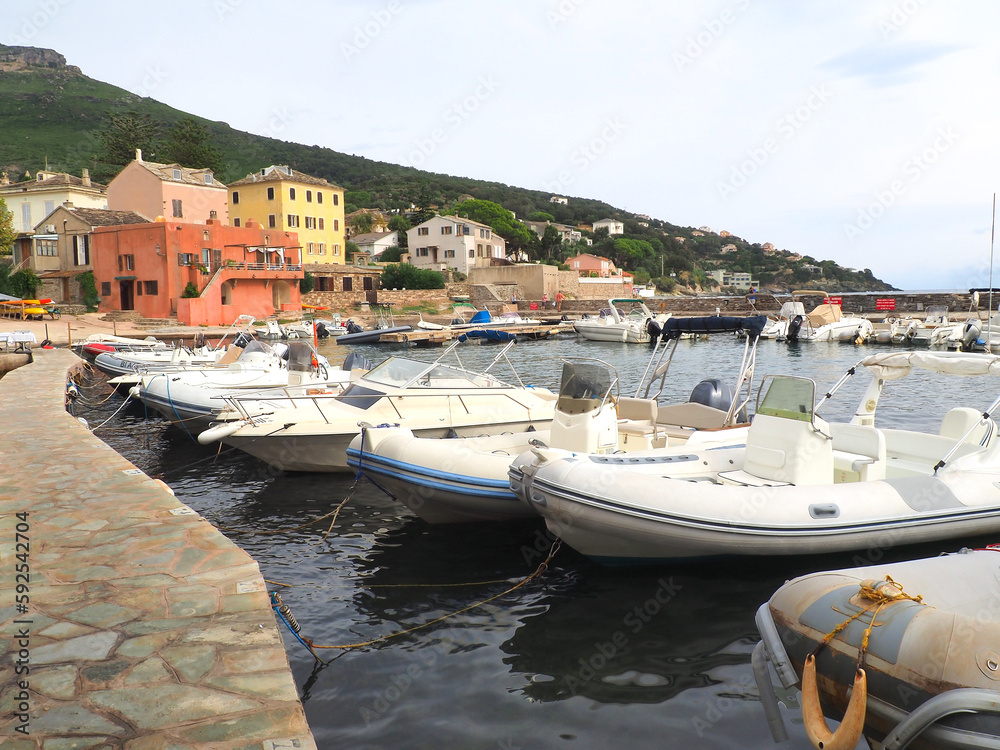 Erbalunga, on the coast of Cap Corse, is a magnificent small fishing port typical of the island of Corsica, nicknamed the island of Beauty