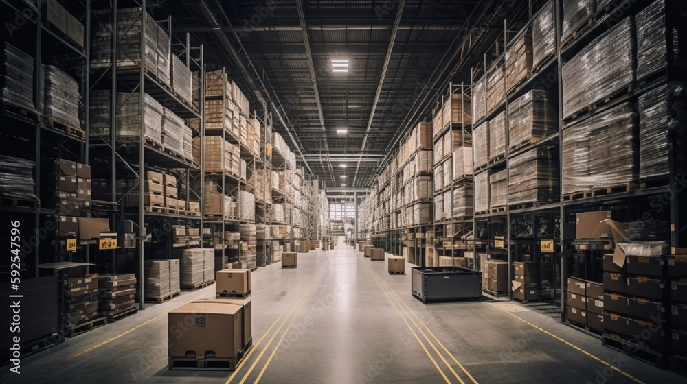 Revolutionary Smart Warehouse Solutions: Cutting-Edge Automation, Robotics, and AI-Driven Technologies Streamlining Logistics and Distribution - High-Quality Stock Image for Industry Professionals Revolutionary Smart Warehouse Solutions: Cutting-Edge Automation, Robotics, and AI-Driven Technologies Streamlining Logistics and Distribution - High-Quality Stock Image for Industry Professionals