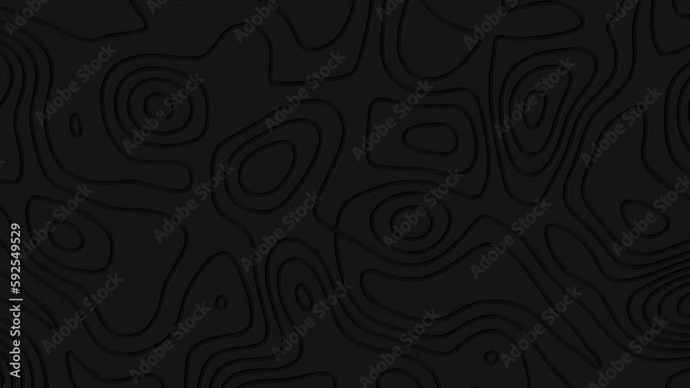 Abstract Hypnotic Wavy Background Animation. Modern Motion Graphics Wallpaper.
