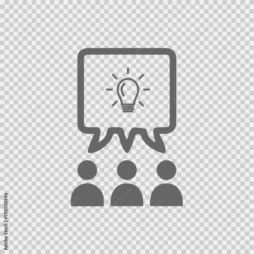 Teamwork vector icon. Business idea discussion logo. Business meeting vector icon. Business meeting icon. Teamwork vector icon. Business idea discussion logo. Business meeting vector icon. Business meeting icon.