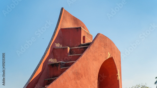 The Jantar Mantar is located in New Delhi, India photo