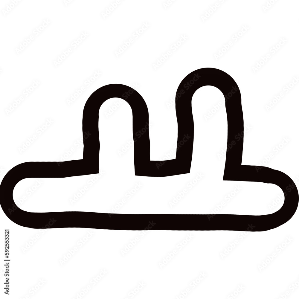 Hangeul korean alphabet drawing