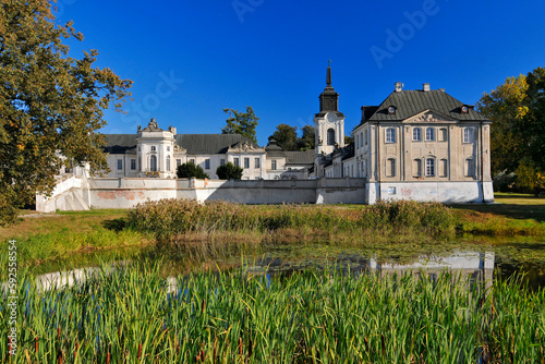 Potocki Palace in Radzyn Podlaski, town in Lublin Voivodeship, Poland. photo