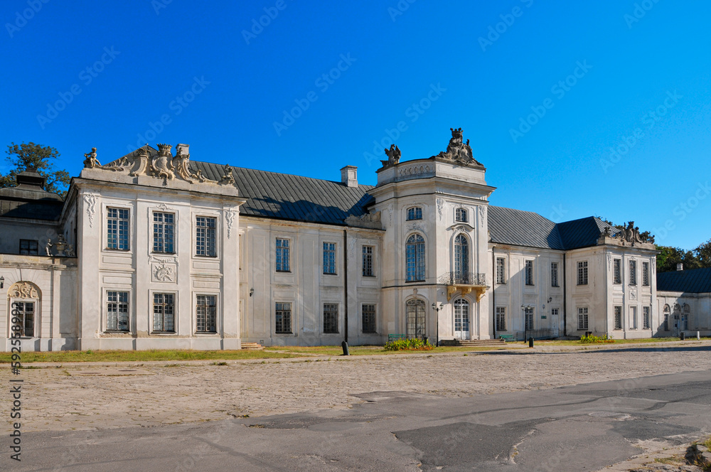 Potocki Palace in Radzyn Podlaski, town in Lublin Voivodeship, Poland.