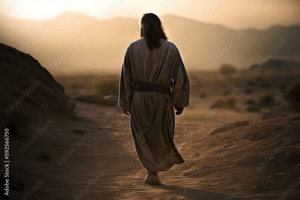 Letting Go and Trusting God, Spiritual Scene, Generated by AI Letting Go and Trusting God, Spiritual Scene, Generated by AI