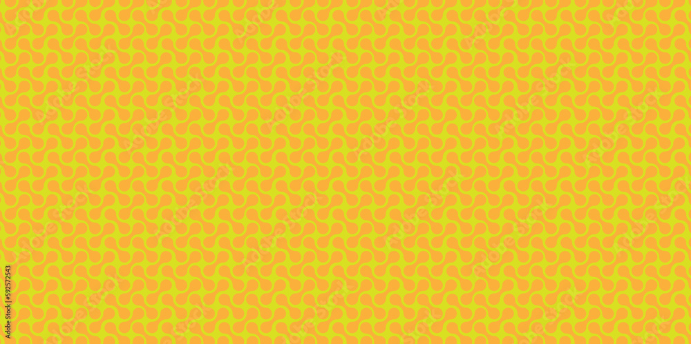 yellow metaball texture background and Seamless pattern background. Metaballs Pattern geometric line circle abstract seamless orange line on white background summer vector design