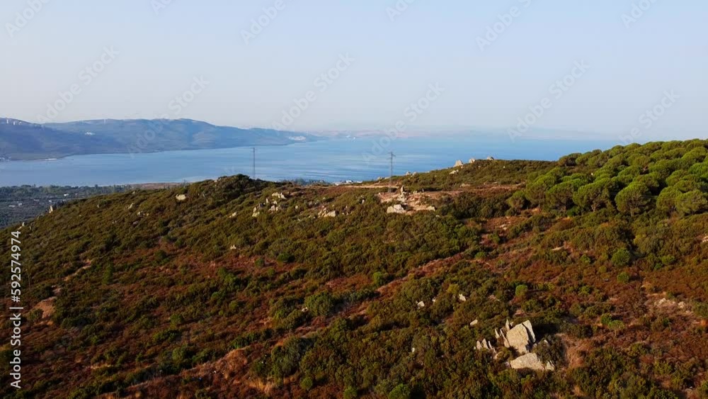Marmara sea south coast aerial views Marmara sea south coast aerial views