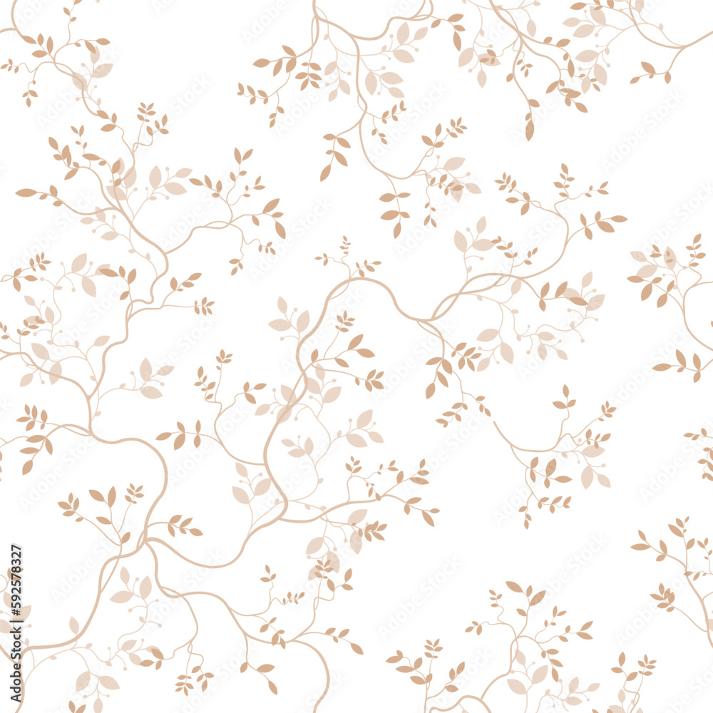 seamless pattern of branches and leaves seamless pattern of branches and leaves