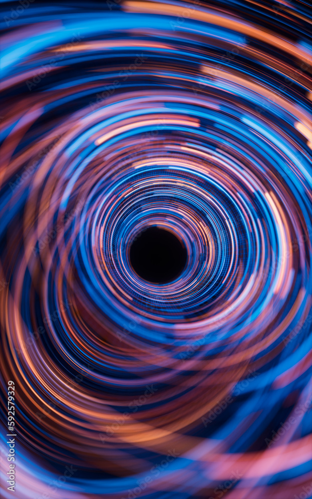 Flowing lines with digital cyberspace, 3d rendering. Flowing lines with digital cyberspace, 3d rendering.