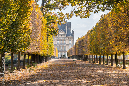 Autumn in Paris Louvre Museum, France