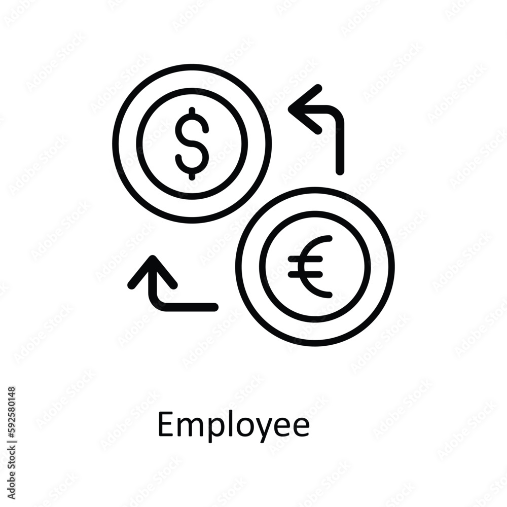 coin Vector outline Icons. Simple stock illustration stock coin Vector outline Icons. Simple stock illustration stock