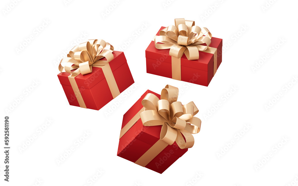 Gift box, festival celebration elements, 3d rendering. Gift box, festival celebration elements, 3d rendering.