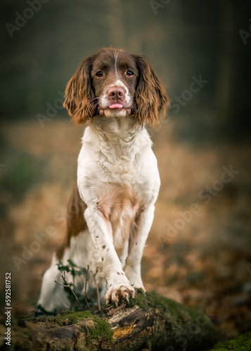 Obraz na płótnie english springer spaniel