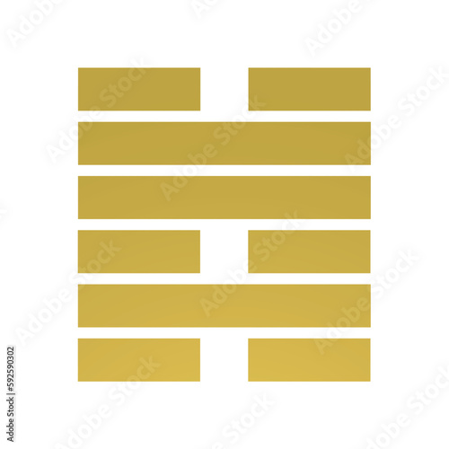 Hexagram 47 Gene Key I ging gold	