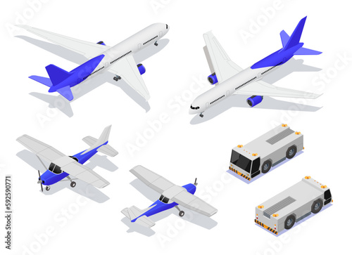 Aircraft Airplanes Maintenance Set