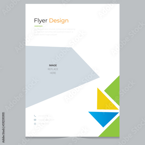 Cover design for annual report and business catalog, magazine, flyer or booklet. Brochure template layout. A4 cover vector EPS-10