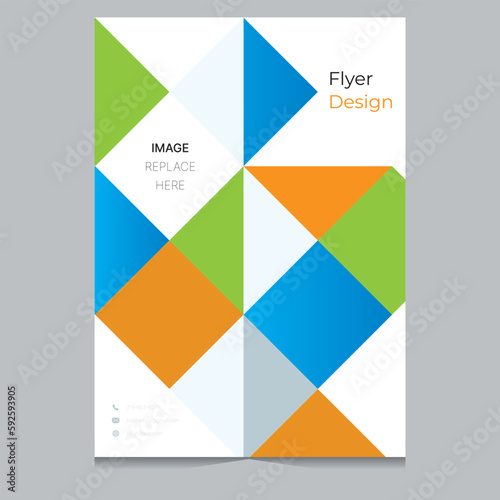 Cover design for annual report and business catalog, magazine, flyer or booklet. Brochure template layout. A4 cover vector EPS-10