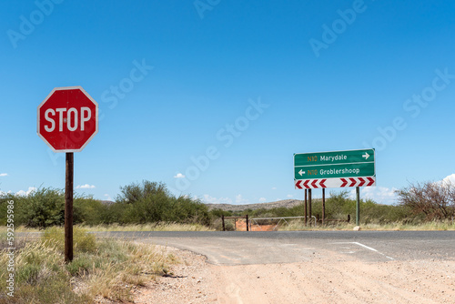 Junction of the Putsonderwater road with road N10 photo