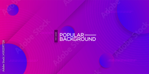 Modern abstract dynamic colorful pink and purple gradient illustration background with 3d look shadow purple simple pattern. Futuristic design and luxury. Eps10 vector