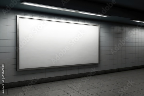blank billboard for outdoor advertising poster © robroy