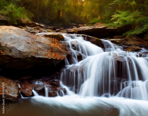 waterfall in the forest