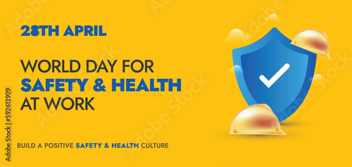 Canvas-taulu World day for safety and health at work