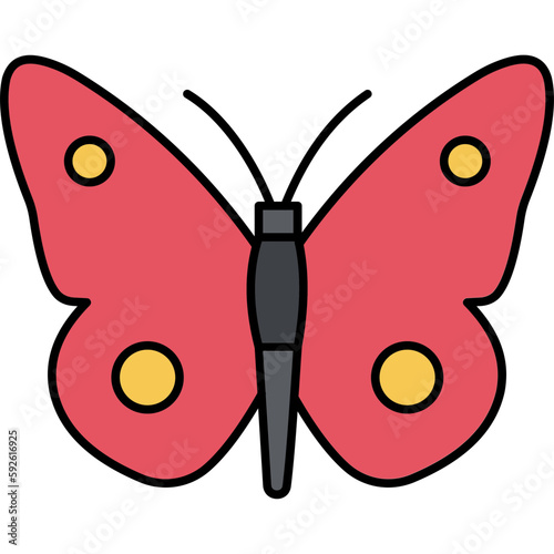 Butterfly which can easily edit or modify
