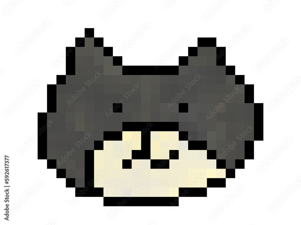 Fototapeta premium ねこのドット絵