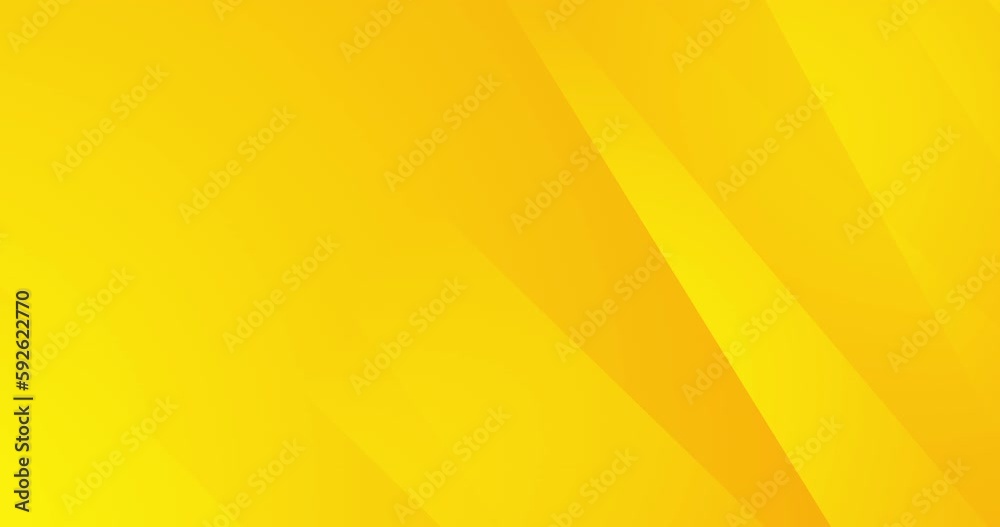 4k sunny yellow orange corporate abstract background. Trendy animation with 3d polygonal shapes. Animated looped random moving soft geometric line. Business motion design. Bright gradient. Sale banner