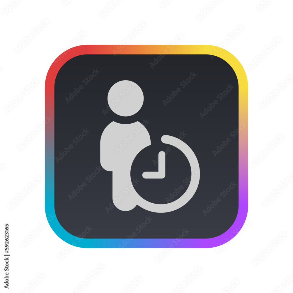 Time Management - Pictogram (icon) Time Management - Pictogram (icon)