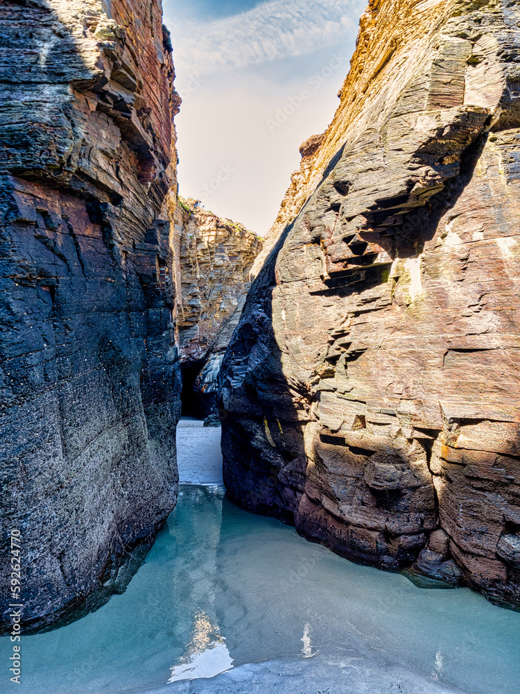 Cave at Playa de las Catedrales