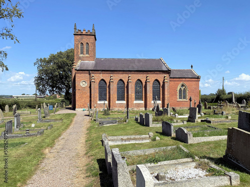 A view of Moreton Corbet Church in Shropshire photo