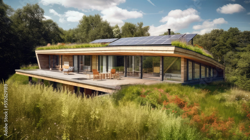 Sustainable Eco Friendly Nature Landscape House Architecture Design