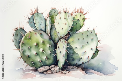 cactus isolated on white background