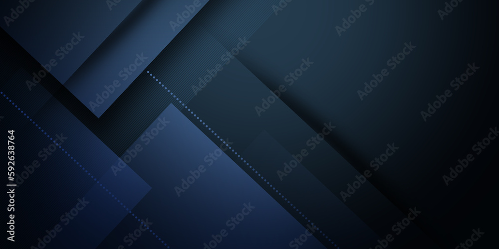 Modern blue square abstract graphic design banner pattern background template