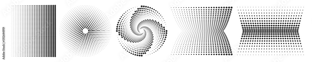 Geometric grids of dark color on a transparent background. 3D abstract ...