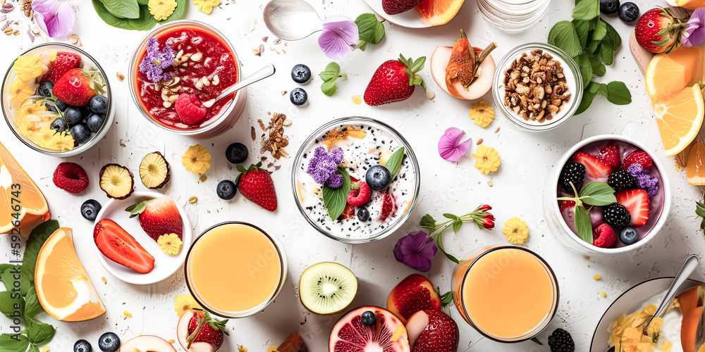 An image of a buffet with a hot beverage was uploaded - generative ai. An image of a buffet with a hot beverage was uploaded - generative ai.