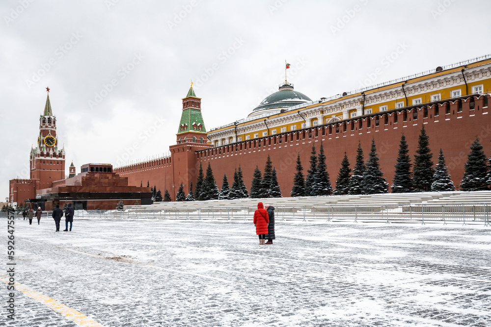 Obraz premium View of Red Square in Moscow
